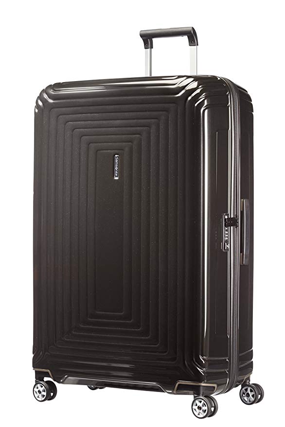 Samsonite Neopulse Suitcase 4 Wheel Spinner 81cm Metallic Black