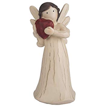 YSJHHJLL Hand-Painted Sculpted Figure Resin Figurines Angel of Love
