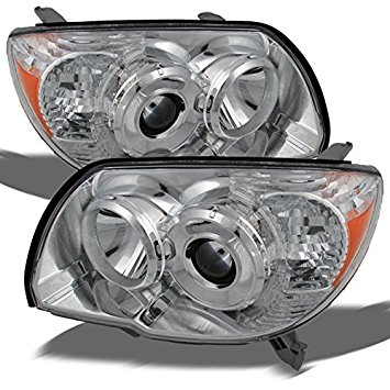 Toyota 4Runner Chrome OE Replacement Headlights Driver/Passenger Amber Head Lamps Pair