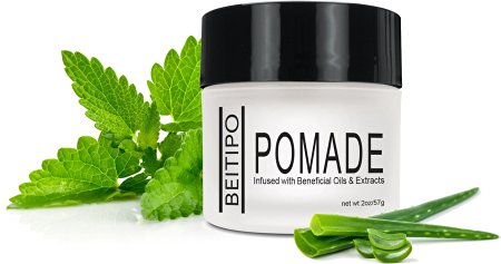 Styling Pomade Hair Care Products for Men and Women - Salon Quality Products with Pliable Hold and Shine Infused with Peppermint, Ginseng, and Aloe