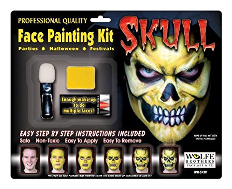 Wolfe Skull Face Painting Kit 2