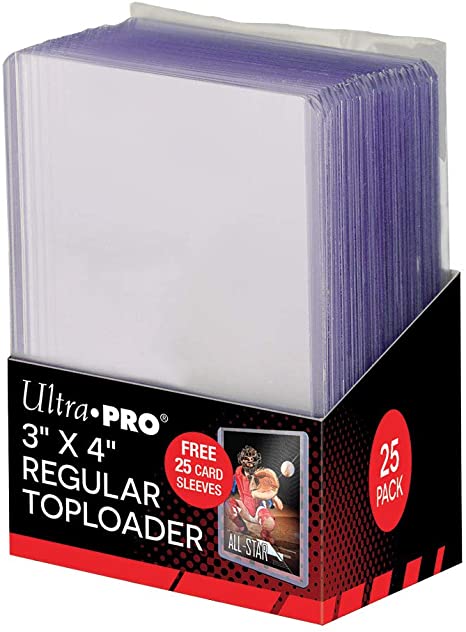 Ultra Pro 3" X 4" Regular Toploader