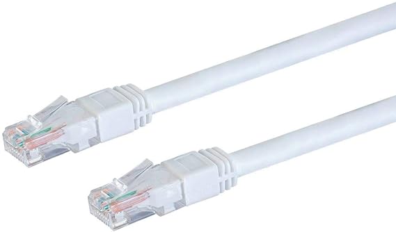 Monoprice Cat6 Outdoor Rated Ethernet Patch Cable - 100 Feet - White | Snagless RJ45, Stranded, 550MHz, UTP, Pure Bare Copper Wire, 24AWG