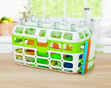 Munchkin High Capacity Dishwasher Basket, Colors May Vary