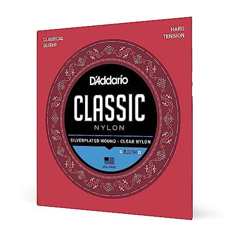 D'Addario EJ27H Nylon Classical Hard Tension Guitar Strings