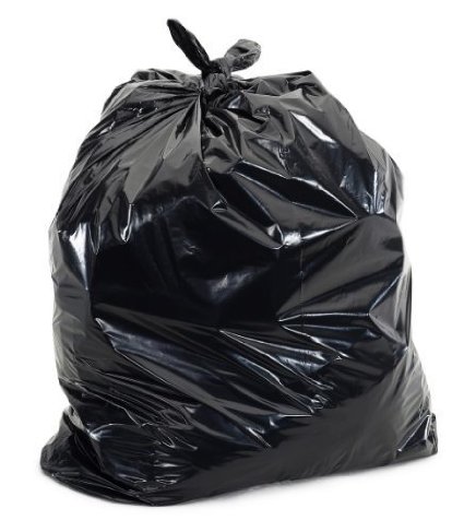Super Value Heavy Duty Contractor Trash Bag, Extra Thick and Puncture Resistant, Black, 3 Mil, 20 Bags, 42 Gallon