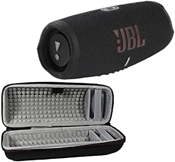 JBL Charge 5 - Portable Bluetooth Speaker with Exclusives Hardshell Travel Case with IP67 Waterproof and USB Charge Out (Black)