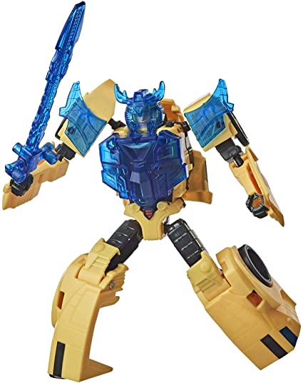 Transformers Bumblebee Cyberverse Adventures Battle Call Trooper Class Bumblebee, Voice Activated Energon Power Lights, Ages 6 and Up, 5.5-inch