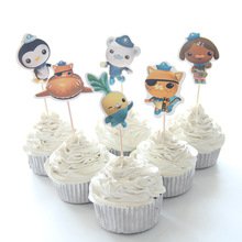Octonauts Cupcake Toppers Birthday Party Supplies Favors Pack of 24