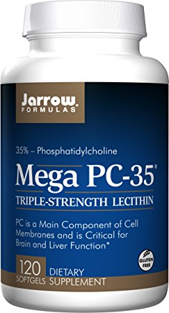 Jarrow Formulas Mega PC-35 Lecithin, 120 Softgels