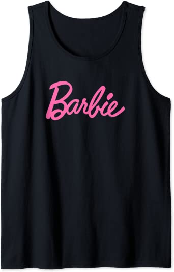 Barbie Classic Pink Logo Tank Top