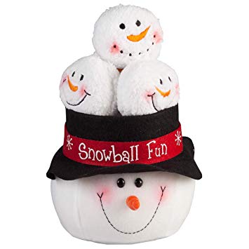 DEI Snowball Fun Set, 6" h, Multicolored