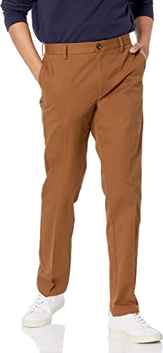 Amazon Essentials Mens Slim-Fit Wrinkle-Resistant Flat-Front Chino Pant