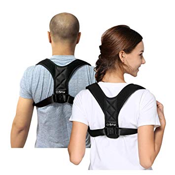 Posture Corrector, Effective and Comfortable Bodywellness Posture Corrector for Women and Men - Back, Shoulder, Neck Pain Relief - Clavicle Support Brace for Slouching & Hunching