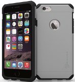 iPhone 6s Case  Stalion Solid Series Super Rough Durable Protective Heavy Duty Hard Case Quick Silver for Apple iPhone 6 and iPhone 6s