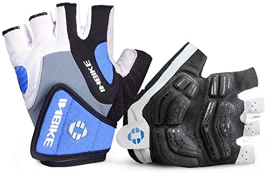 INBIKE Mountain Bike Gloves Men Half Finger Bicycle Gloves 5mm Gel Pad Cycling Riding Gloves