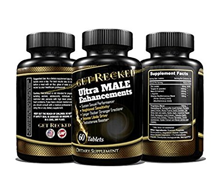 Ultra Male Enhancements - Most Effective Natural Performance - Pure Maca Root - Ginseng - L-Arginine & Tongkat Ali Guaranteed and Made in the USA
