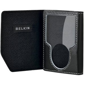 Belkin F8Z267 Leather Folio for iPod Nano 3rd Generation -Video (Black)