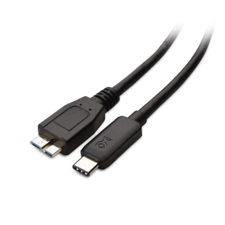 Cable Matters USB 3.1 Type C (USB-C) to Micro B (Micro USB) Cable in Black 3.3 Feet