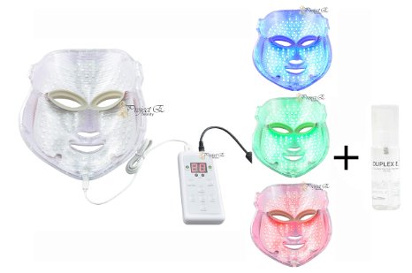 LED Photon Therapy Red Blue Green Light Treatment Facial Beauty Skin Care Phototherapy Mask