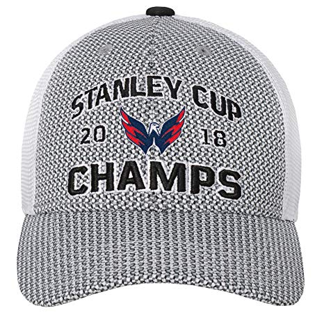 Outerstuff NHL Washington Capitals Youth 2018 Stanley Cup Structured Snapback Hat