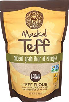 Maskal Teff Brown Teff Flour, 16 Ounce