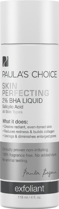 Paula's Choice Skin Perfecting 2% BHA Liquid Salicylic Acid Exfoliant for Blackheads and Enlarged Pores - 4 oz
