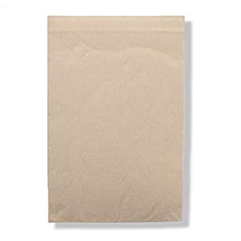 Jiffy Padded Mailer - Self Seal, All-Purpose Self-Seal Closure, 100% Recycled Paper Fibers, Cushioning Protection, 100% Recyclable (#4, 9-1/2 x 14-1/2, Natural Kraft, Pack of 100) - Sealed Air