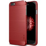 iPhone 6S Case OBLIQ Slim MetaMetallic Red Premium Slim Fit Thin Armor All-Around Shock Resistant Polycarbonate Metallic Case for Apple iPhone 6S 2015 and iPhone 6 2014