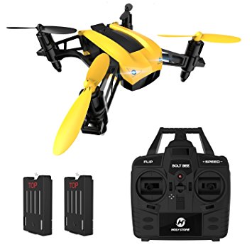 Racing Drone DEERC Quadcopter 2.4GHz 6-Axis Gyro Speed Up to 50KMH with Headless Mode Low Power Alert Function Nano Drone for Adults Mini RC Helicopters Ready to Fly