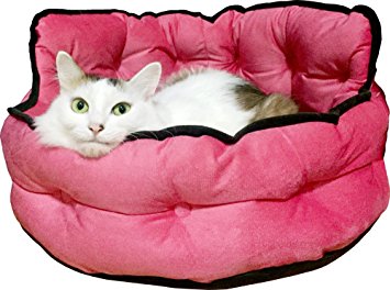 Premium Quality Washable Luxury Pet Bed - "Precious" model - Small dog bed or Cat bed - With Removable and Very Confortable inside Cushion.