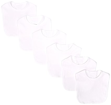 Gerber Unisex-Baby Newborn Dribbler Bib Bundle (Pack of 6)