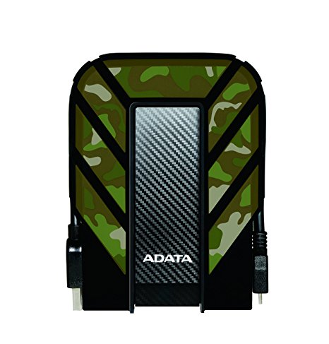 ADATA HD710M 1TB USB 3.0 Waterproof/ Dustproof/ Shock-Resistant External Hard Drive, Camouflage (AHD710M-1TU3-CCF)