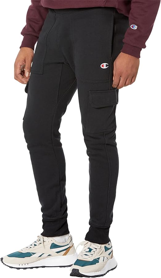 Champion Mens Reverse Weave Cargo Jogger Pants for Men, Men's Comfortable Jogger Pants, 30.5"