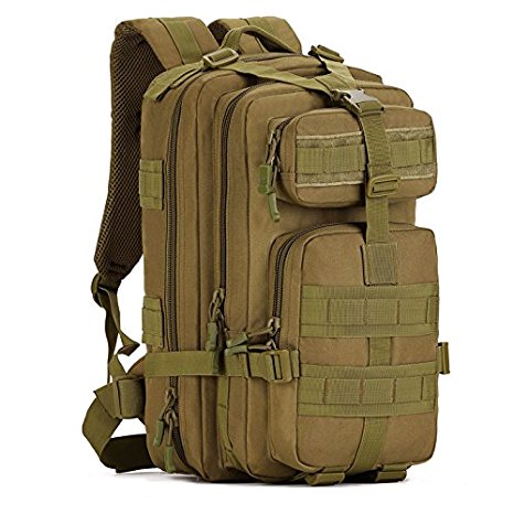 FlyHawk 40/30 L Tactical Backpacks Large Waterproof Rucksack M0LLE Military Bug Out Bag