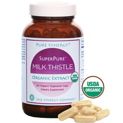 Pure Synergy SuperPure Organic Milk Thistle Extract 60 Vegetarian Capsules by The Synergy Company