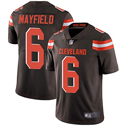 Men's #6 Cleveland Browns Baker Mayfield Brown Limited Stitch Jersey