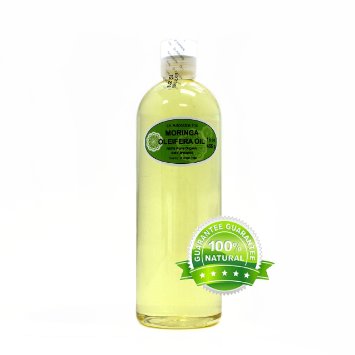 MORINGA OLEIFERA OIL BY DR.ADORABLE 100% PURE ORGANIC COLD PRESSED 16 oz/1 PINT