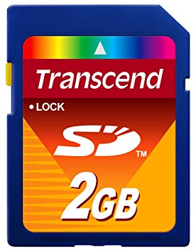 Transcend 2 GB SD Flash Memory Card TS2GSDC