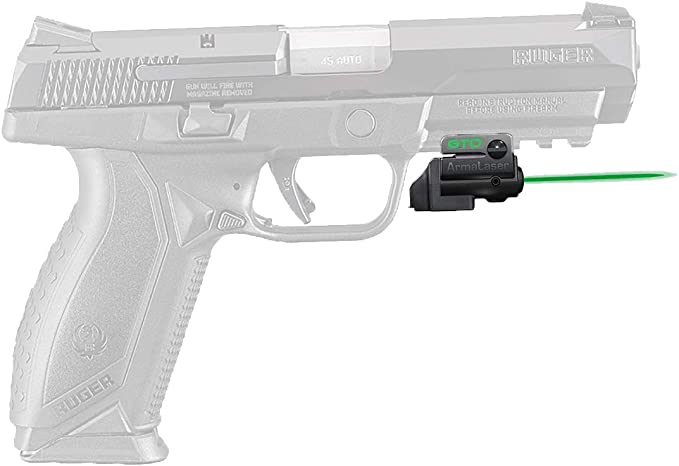 ArmaLaser Designed to fit Ruger American GTO Green Laser Sight and FLX73 Grip Switch