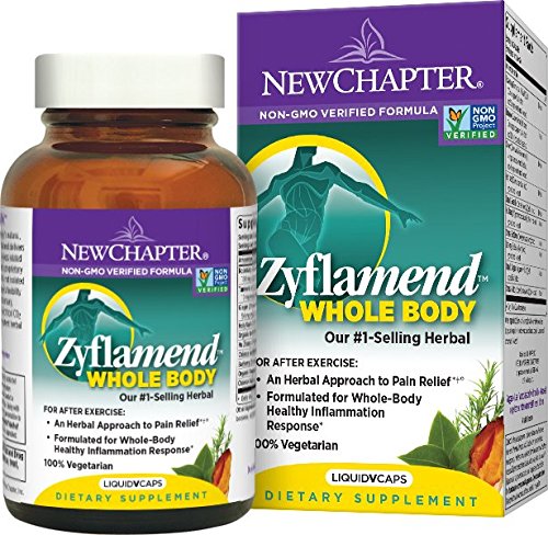 New Chapter Zyflamend Whole Body Joint Supplement, Herbal Pain Reliever for Inflammation Response - 180 ct