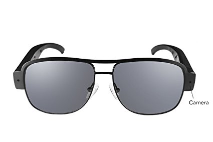 Oumeiou New Polarized Sunglasses HD 1080P 5MP Mini Camera for Sports Recording Glasses