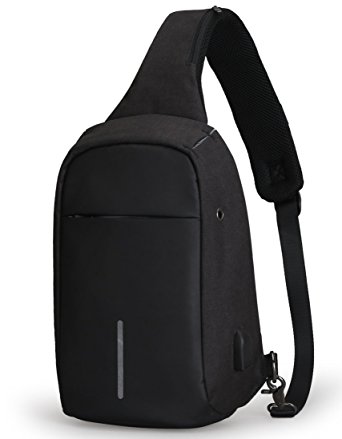 Anti Theft Sling Bag Shoulder Chest Cross Body Backpack Lightweight Casual Daypack