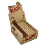 Raw Rolling Paper- Organic Hemp King Size Slim 50 Books