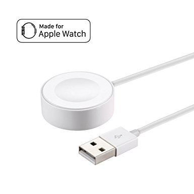OPSO Apple MFi Certified Apple Watch Magnetic Charging Cable - 3.3Feet (1 Meter)