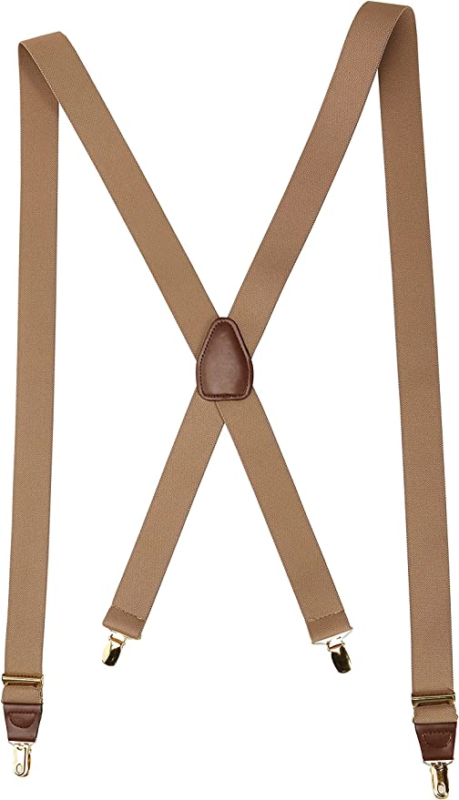 Dockers Men's Solid Suspenders