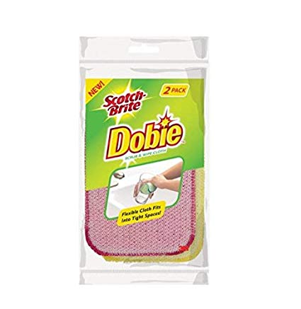 PACK OF 8 - Scotch-Brite Dobie Scrub & Wipe Cloth, 2 count