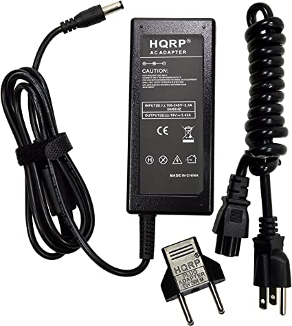 HQRP 19V AC Adapter Compatible with Intel NUC Kit NUC5i5RYK NUC5i7RYH NUC5i3RYK Power Supply Cord Adaptor   Euro Plug Adapter