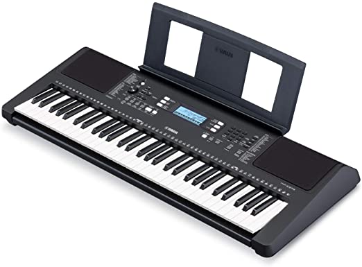 Yamaha PSRE373 61-Key Touch Sensitive Portable Keyboard (Power Adapter Sold Separately)
