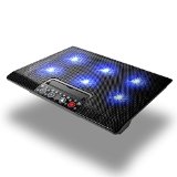 PLAY X STORE Laptop Super Cooling Pad with LED Display Cooling Mat With 5 Silent Fan For Notebook Laptop